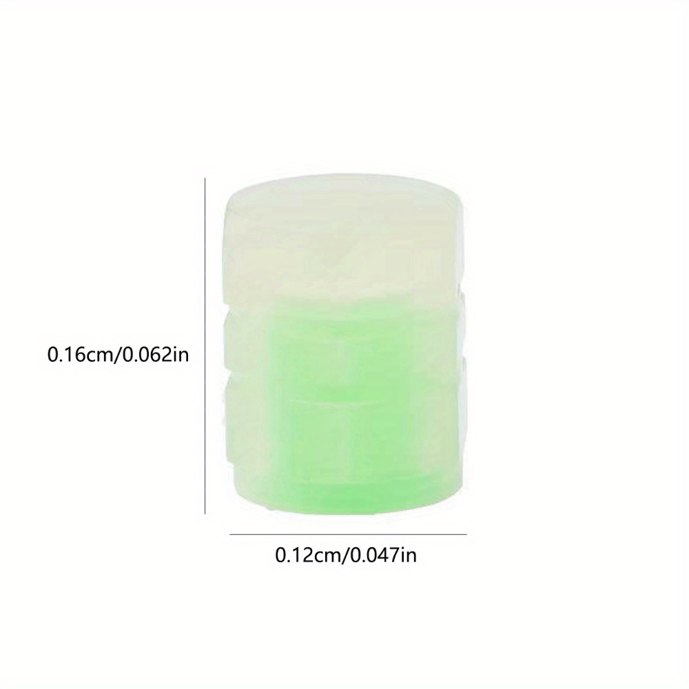 4pcs Universal Car Luminous Valve Caps For Wheel Tyres And Hubs
