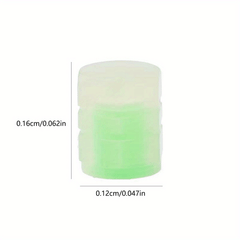 4pcs Universal Car Luminous Valve Caps For Wheel Tyres And Hubs