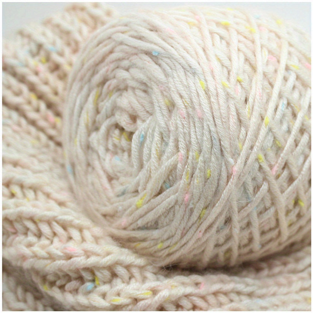 2pcs Dot Velvet Mohai Scarf Thread Soft And Skin-friendly
