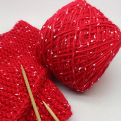 2pcs Dot Velvet Mohai Scarf Thread Soft And Skin-friendly