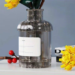 Flower World Building Block Set with Vase Decoration