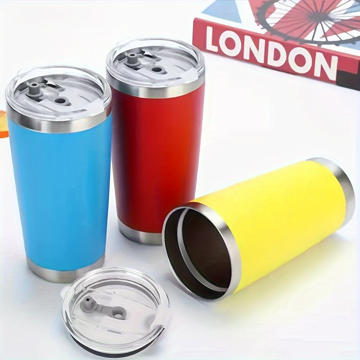 Stainless Steel Insulation Mug 20oz Leakproof Vacuum Water Bottle