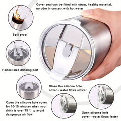 Stainless Steel Insulation Mug 20oz Leakproof Vacuum Water Bottle