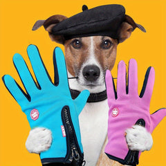Winter Touch Screen Gloves Unisex Cycling & Skiing Waterproof Zipper