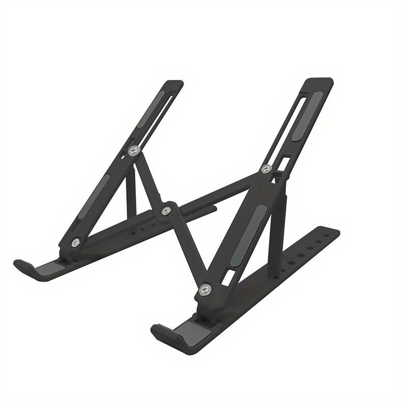 Adjustable Aluminum Laptop Stand for Desk - Foldable Portable Holder