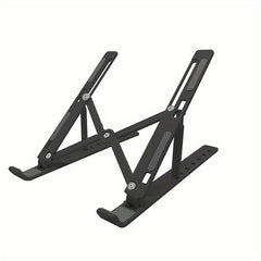 Adjustable Aluminum Laptop Stand for Desk - Foldable Portable Holder