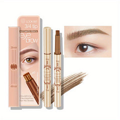 2 In 1 Auto Rotating Eyebrow Pencil Long Lasting Makeup 3D Eyebrow For Beginners