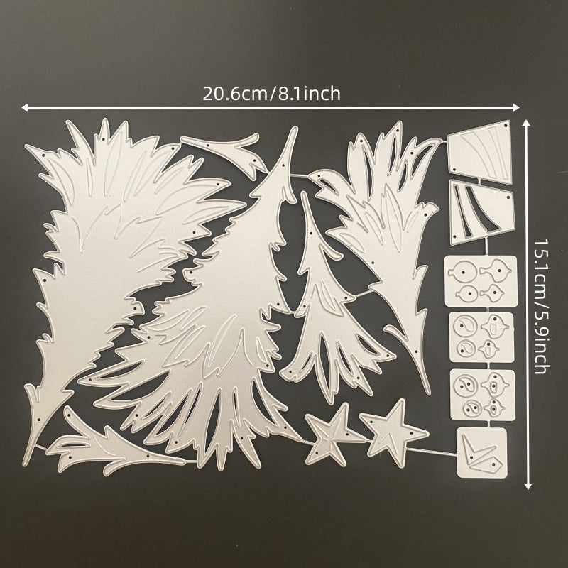 1pc Christmas Metal Cutting Dies for Paper Card Making