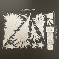 1pc Christmas Metal Cutting Dies for Paper Card Making
