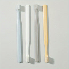 4pcs Bamboo Charcoal Toothbrush Japanese Macaron Toothbrush