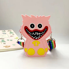 Kids Cartoon Silicone Messenger Bag Small Satchel