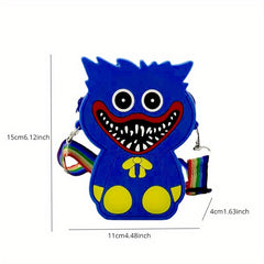 Kids Cartoon Silicone Messenger Bag Small Satchel