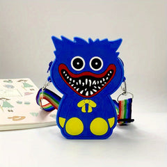 Kids Cartoon Silicone Messenger Bag Small Satchel