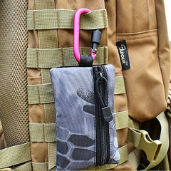 8pcs 8.0cm Thickened Quick Hanging Buckle with Lock D-shaped Carabiner