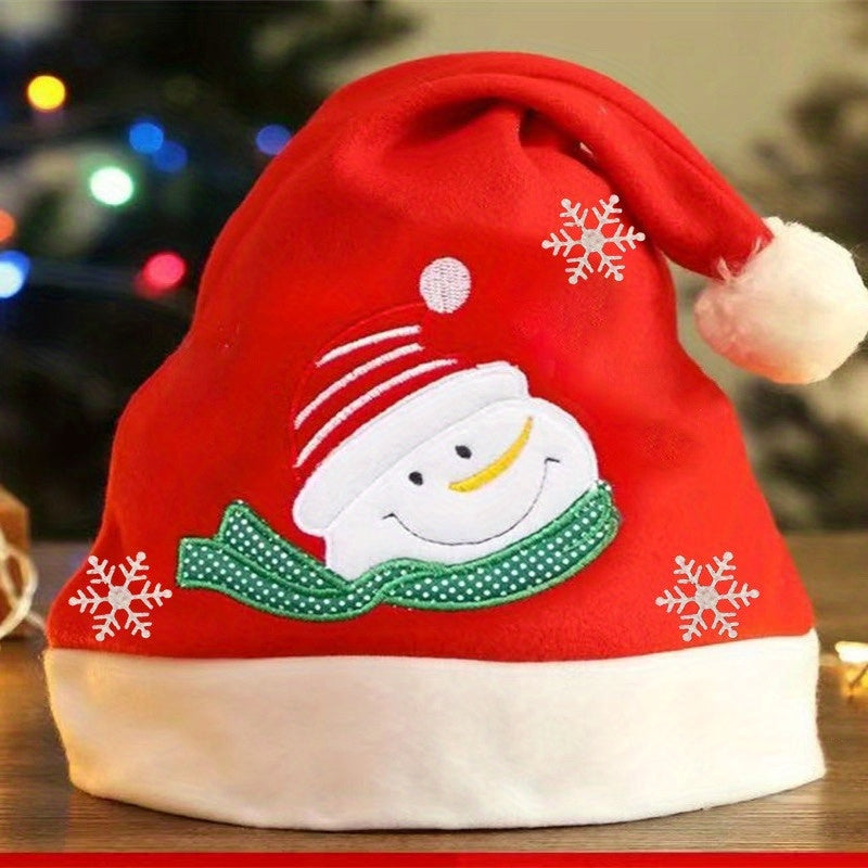 Santa Claus Snowflake Elk Cartoon Hat Christmas Hat