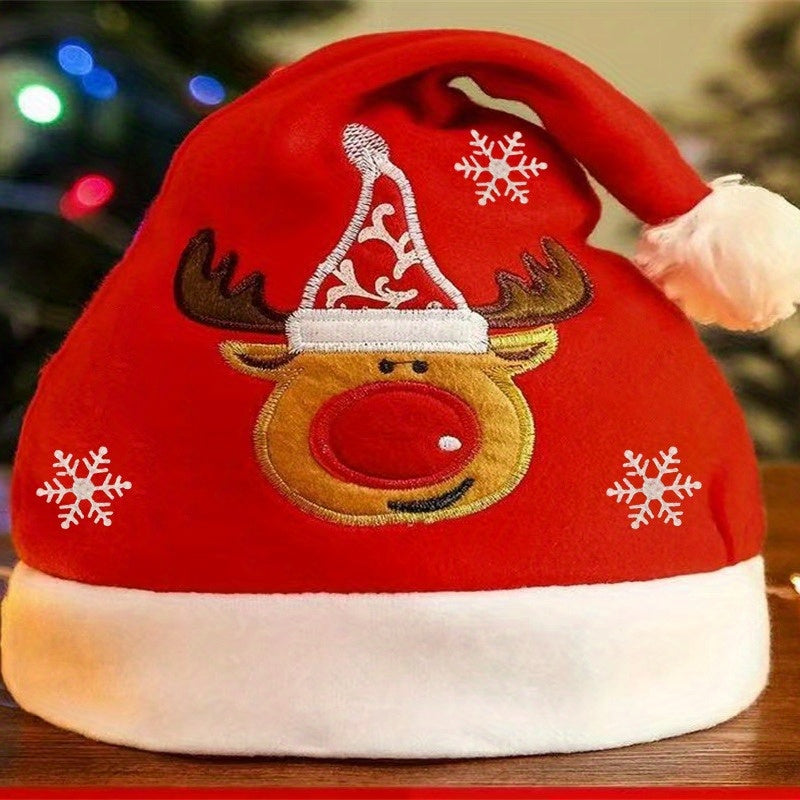 Santa Claus Snowflake Elk Cartoon Hat Christmas Hat