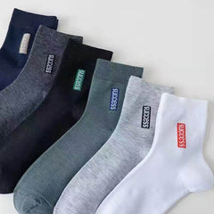 Men's Sports Socks Anti-odor Sweat-absorbing Mid-calf Low-cut Ankle Socks