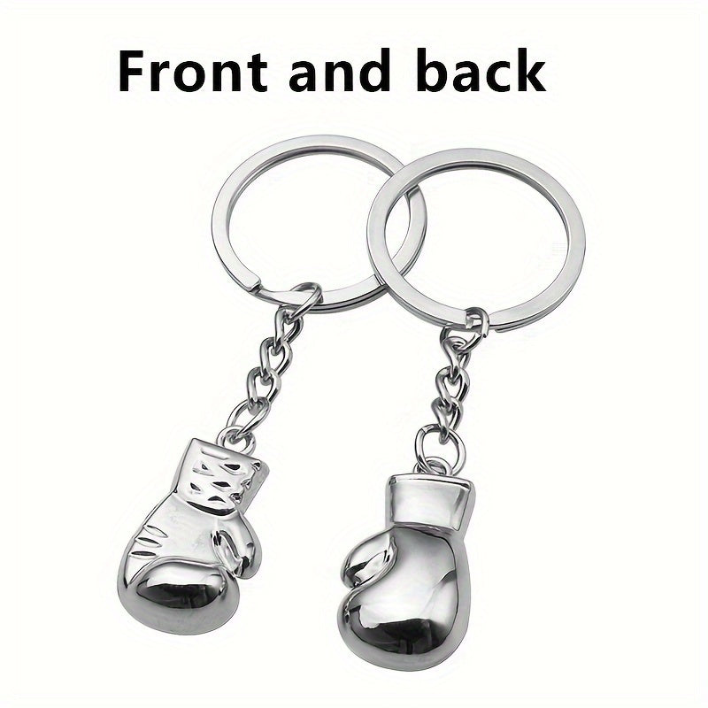 Boxing Glove Key Chain Pendant Metal Fighting Gloves Key Ring Gift For Men