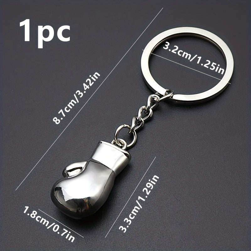Boxing Glove Key Chain Pendant Metal Fighting Gloves Key Ring Gift For Men