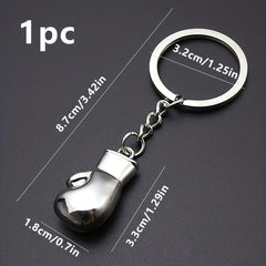 Boxing Glove Key Chain Pendant Metal Fighting Gloves Key Ring Gift For Men
