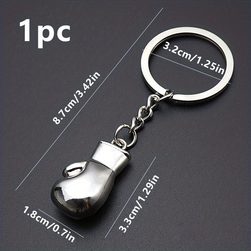 Boxing Glove Key Chain Pendant Metal Fighting Gloves Key Ring Gift For Men