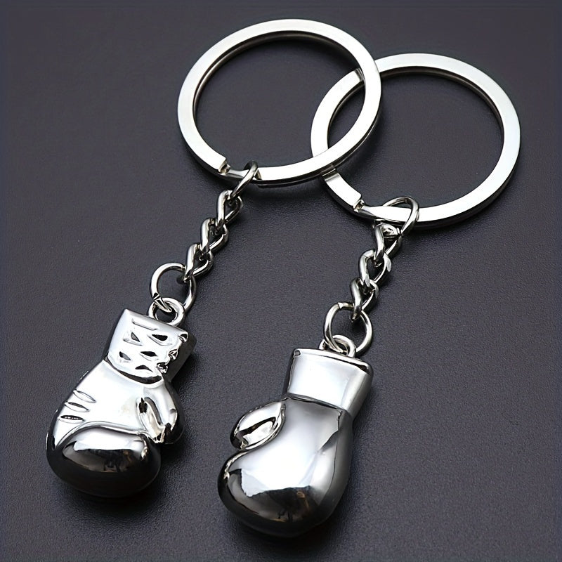 Boxing Glove Key Chain Pendant Metal Fighting Gloves Key Ring Gift For Men