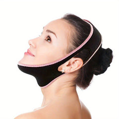2Pcs Face Lifting Belt Bandage Chin Up Patch V Line Lifting Chin Strap
