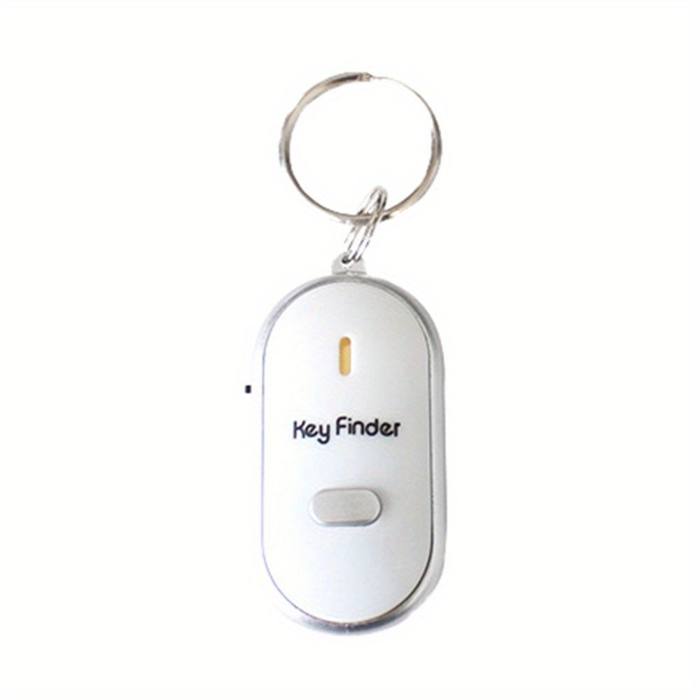 2pcs Sound Control Lost Key Finder Locator Keychain LED Light Torch