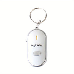 2pcs Sound Control Lost Key Finder Locator Keychain LED Light Torch