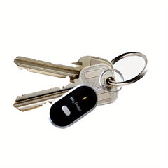 2pcs Sound Control Lost Key Finder Locator Keychain LED Light Torch