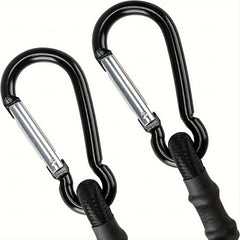 6pcs 99 06 Cm Bungee Cord Straps Heavy Duty Carabiner Hooks