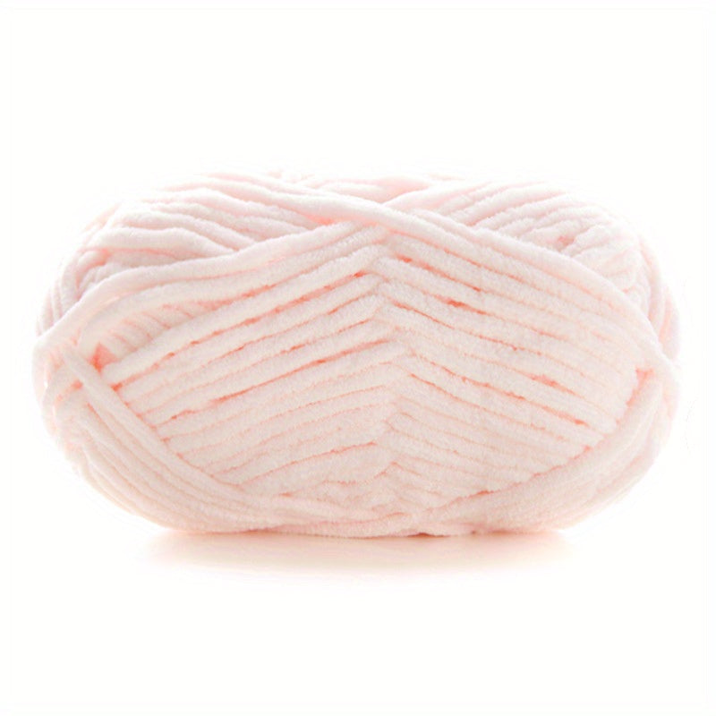 Hand Woven Coarse Wool Yarn 50g - Soft Knitting Crochet Line Velvet Yarn