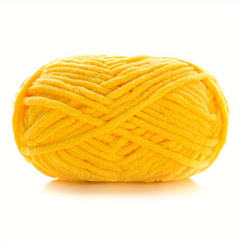 Hand Woven Coarse Wool Yarn 50g - Soft Knitting Crochet Line Velvet Yarn