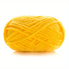 Hand Woven Coarse Wool Yarn 50g - Soft Knitting Crochet Line Velvet Yarn