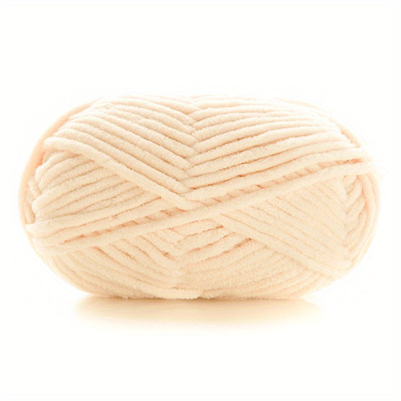 Hand Woven Coarse Wool Yarn 50g - Soft Knitting Crochet Line Velvet Yarn