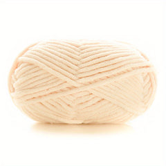Hand Woven Coarse Wool Yarn 50g - Soft Knitting Crochet Line Velvet Yarn