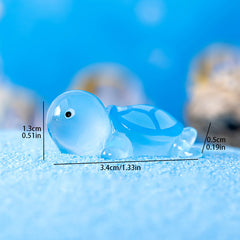 Mini Resin Luminous Turtles Fish Tank Landscapes Home Decor Crafts
