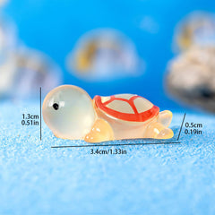 Mini Resin Luminous Turtles Fish Tank Landscapes Home Decor Crafts