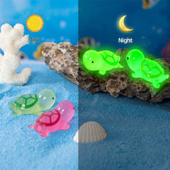 Mini Resin Luminous Turtles Fish Tank Landscapes Home Decor Crafts