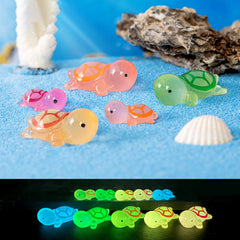 Mini Resin Luminous Turtles Fish Tank Landscapes Home Decor Crafts