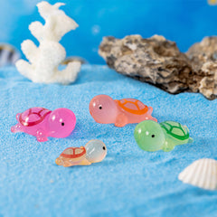 Mini Resin Luminous Turtles Fish Tank Landscapes Home Decor Crafts