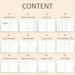 Undated Weekly Planner Notebook With Timeline And To Do List