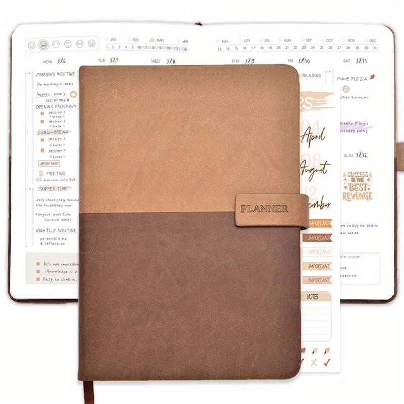 Undated Weekly Planner Notebook With Timeline And To Do List