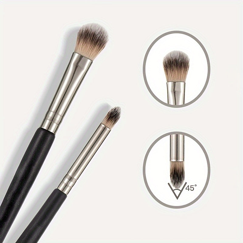 Soft Double-Ended Eyeshadow Brush for Beginners