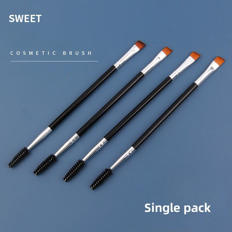 Professional Double Ended Eyebrow Brush And Spoolie Brush