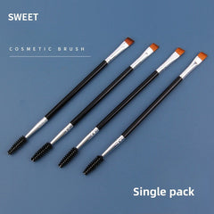 Professional Double Ended Eyebrow Brush And Spoolie Brush