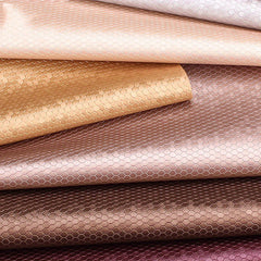 Honeycomb Pattern PVC Leather Fabric A4 Size DIY Home Decoration