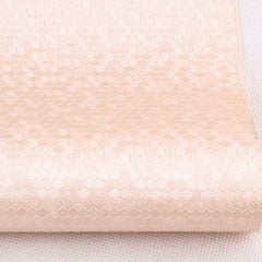 Honeycomb Pattern PVC Leather Fabric A4 Size DIY Home Decoration
