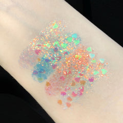 Sequins Eyeshadow Palette Glitter Eyeshadow Golden Silver