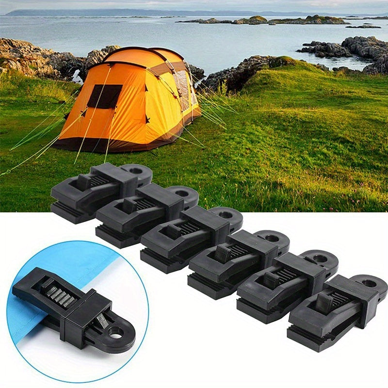 18pcs Outdoor Camping Canopy Tarp Clips Windproof Plastic Clamps